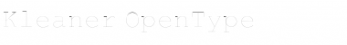 Download Kleaner Font Download Kleaner Font