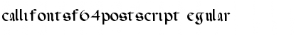 Download CallifontsF64PostScript Font Download CallifontsF64PostScript Font