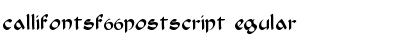 Download CallifontsF66PostScript Font Download CallifontsF66PostScript Font