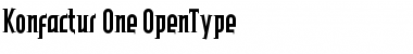 Download Konfactur-One Font Download Konfactur-One Font