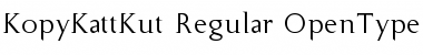 Download KopyKattKut-Regular Font Download KopyKattKut-Regular Font