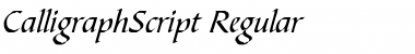 Download CalligraphScript Font Download CalligraphScript Font