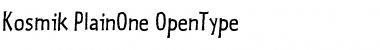 Download Kosmik-PlainOne Font Download Kosmik-PlainOne Font