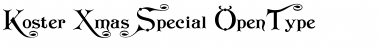 Download Koster Xmas Special Font Download Koster Xmas Special Font