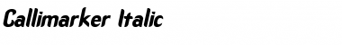 Download Callimarker Font Download Callimarker Font
