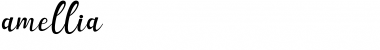 Download amellia Font Download amellia Font