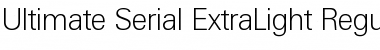 Download Ultimate-Serial-ExtraLight Font Download Ultimate-Serial-ExtraLight Font