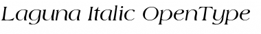 Download Laguna-Italic Font Download Laguna-Italic Font