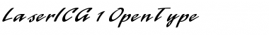 Download LaserICG Font Download LaserICG Font