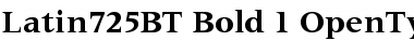 Download Latin 725 Font Download Latin 725 Font