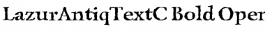 Download LazurAntiqTextC Font Download LazurAntiqTextC Font