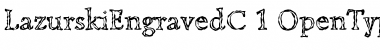 Download LazurskiEngravedC Font Download LazurskiEngravedC Font