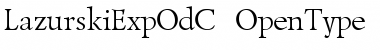 Download LazurskiExpOdC Font Download LazurskiExpOdC Font