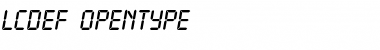 Download LCDEF Font Download LCDEF Font