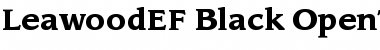 Download LeawoodEF-Black Font Download LeawoodEF-Black Font