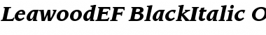 Download LeawoodEF-BlackItalic Font Download LeawoodEF-BlackItalic Font