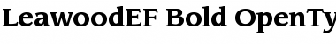 Download LeawoodEF-Bold Font Download LeawoodEF-Bold Font