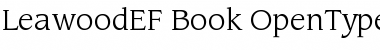 Download LeawoodEF-Book Font Download LeawoodEF-Book Font