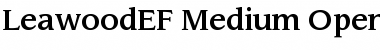 Download LeawoodEF-Medium Font Download LeawoodEF-Medium Font