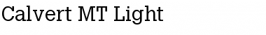 Download Calvert MT Light Font Download Calvert MT Light Font