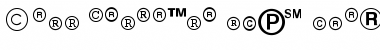 Download LegalTrademarks Font Download LegalTrademarks Font