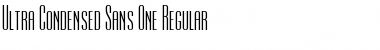 Download Ultra Condensed Sans One Font Download Ultra Condensed Sans One Font