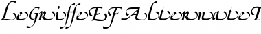 Download LeGriffeEF-AlternateTwo Font Download LeGriffeEF-AlternateTwo Font