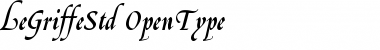 Download Le Griffe Std Font Download Le Griffe Std Font