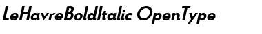 Download Le Havre Bold Italic Font Download Le Havre Bold Italic Font