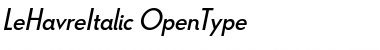 Download Le Havre Italic Font Download Le Havre Italic Font