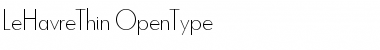Download Le Havre Thin Font Download Le Havre Thin Font