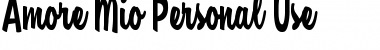 Download Amore Mio Personal Use Font Download Amore Mio Personal Use Font