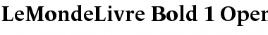 Download LeMondeLivre Font Download LeMondeLivre Font