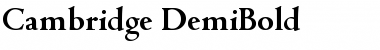 Download Cambridge-DemiBold Font Download Cambridge-DemiBold Font