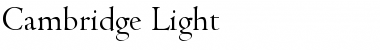 Download Cambridge-Light Font Download Cambridge-Light Font