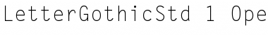 Download Letter Gothic Std Font Download Letter Gothic Std Font