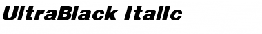 Download UltraBlack Italic Font Download UltraBlack Italic Font
