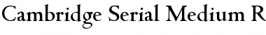 Download Cambridge-Serial-Medium Font Download Cambridge-Serial-Medium Font