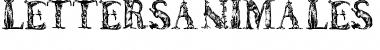 Download LettersAnimales Font Download LettersAnimales Font
