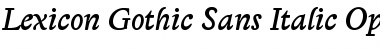 Download Lexicon Gothic Sans Font Download Lexicon Gothic Sans Font