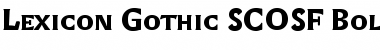 Download Lexicon Gothic SCOSF Font Download Lexicon Gothic SCOSF Font