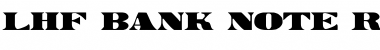 Download LHF Bank Note REGULAR Font Download LHF Bank Note REGULAR Font