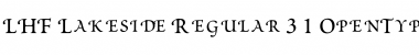 Download LHF Lakeside Regular 3 Font Download LHF Lakeside Regular 3 Font
