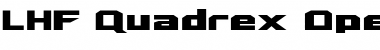 Download LHF Quadrex Font Download LHF Quadrex Font