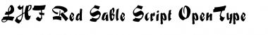 Download LHF Red Sable Script Font Download LHF Red Sable Script Font
