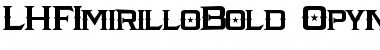 Download LHF Amarillo Bold Font Download LHF Amarillo Bold Font