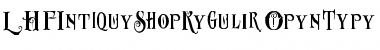 Download LHF Antique Shop Regular Font Download LHF Antique Shop Regular Font