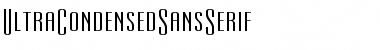 Download UltraCondensedSansSerif Font Download UltraCondensedSansSerif Font