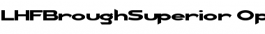 Download LHFBroughSuperior Font Download LHFBroughSuperior Font
