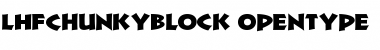 Download LHFChunkyBlock Font Download LHFChunkyBlock Font